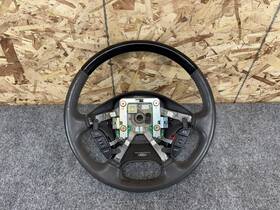 3w6z3600aaa Ford Thunderbird 2002-2005 Black Leather Wrapped Steering Wheel Oem V37