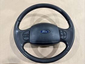 5c74-3f563-abw Ford Black Lariat Steering Wheel Fits 05 06 07 F250 F350 F450 F550