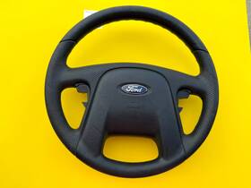 5l8478043b13 Ford 2005-2007 Escape Driver Steering Wheel Black Wrapped Oem