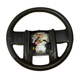 7l14-3f563-bk34t1 Ford 07-14 Expedition 08-16 F250 F-250 Charcoal Black Rubber Steering Wheel