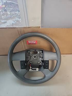 7l343600cb32nc Ford 2007 F-150 Steering Wheel With Cruise Control Buttons Gray