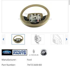 7w7z-3600-bd Ford Crown Victoria Steering Wheel Oem 05-11 Medium Camel Rare Brand New
