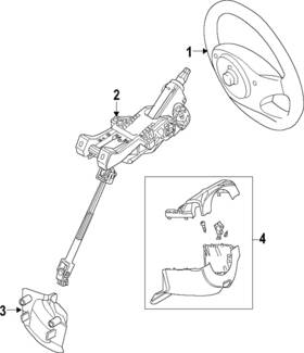 8t4z-3600-ba Ford Genuine Steering Wheel