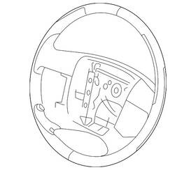 8t4z-3600-be Ford Genuine Steering Wheel