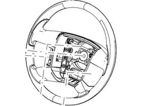 8t4z-3600-fa Ford Genuine Steering Wheel