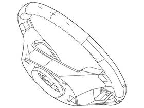 9e5z-3600-ce Ford Genuine Steering Wheel
