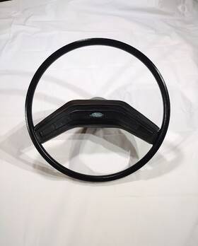 Awc-2-scs Ford 1978-1986 78-86 F100 F150 Bronco Van Blue Oval Slim Steering Wheel Oem