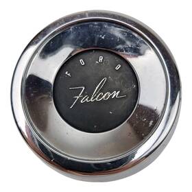 C0df-13a805-f Ford Nos 1960-1963 Falcon Chrome Steering Wheel Horn Button