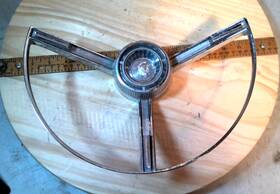 C3ma-13a800-b Ford Used Oem Steering Wheel Horn Ring With Emblem 1963 Mercury Svm73
