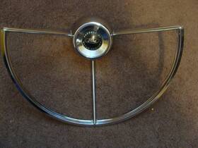 50025-13a800-a Ford C40a-13a800-a 1960-1964 Fairlane 500 Horn Ring With Center Logo