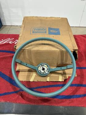 C7az-3600 Ford Nos 1965-67 Galaxie 500 Xl Steering Wheel Turquoise