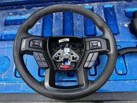 Cg3zghe Ford F-150 Steering Wheel With Cover And Controls
