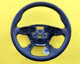 Cj54-3600-fb3zhe Ford 2013-2014 Escape Driver Steering Wheel Black Wrapped Oem
