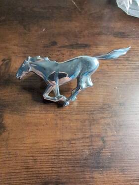 D5zb-8216-a Ford Oem Vtg Mustang Horse Car Vehicle Auto Badge Emblem Part #
