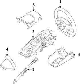 Da8z-3600-bb Ford Genuine Steering Wheel