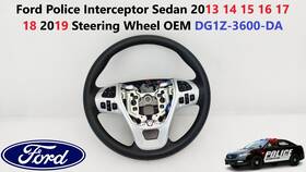 Dg1z-3600-da Ford Police Interceptor Sedan 2013 14 15 16 17 18 2019 Steering Wheel Dg1z3600da