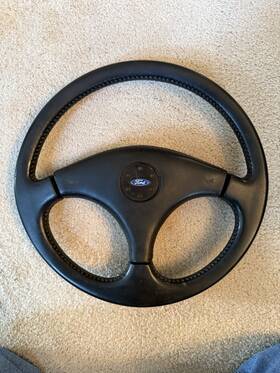 E4ec-3600-ba Ford 1983 1984 1985 1986 Mustang Gt 3-spoke Steering Wheel Oem