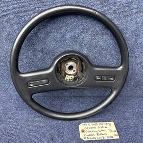 E5zz-3600 Ford 1985 1986 Mustang Steering Wheel 2 Spoke Cruise Control Oem Factory Nice