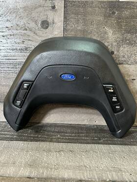 3k802daw Ford F27a1 1989-1994 Explorer Ranger Bronco Ii Steering Wheel Horn Pad Cruise Oem
