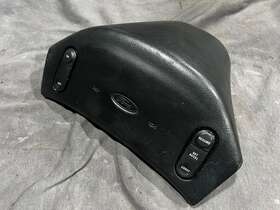 F2ta-13k892-hbw Ford 92-96 F-150 Bronco 97 F-250 F-350 Horn Pad Button With Cruise Oem