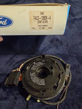 F4uz-13806-a Ford Car Steering Wheel Airbag Clock Spring