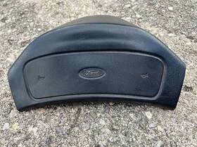 F5ta-13k802-eaw Ford Oem 1992-1997 F150 F250 F350 Steering Wheel Horn Center Without Cruise 92-97