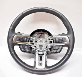 Fr33-3600-be Ford 2015-2019 Mustang Steering Wheel Leather With Control Switches Oem E119