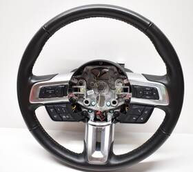 Fr33-3600-cd Ford 2015-2019 Mustang Steering Wheel Leather With Control Switches Oem E185