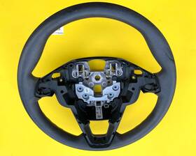 Ft43-3600-dd3zhe Ford 2015-2018 Edge Steering Wheel Black Wrapped Control Oem