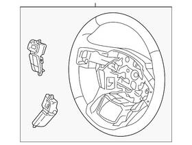 Hc3z-3600-ka Ford Genuine Steering Wheel