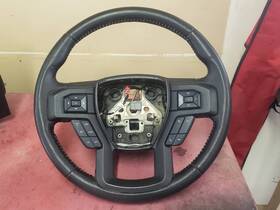 Hl3z-3600-de3zhe Ford Oem 2018-2020 F-150 Steering Wheel - Black Leather