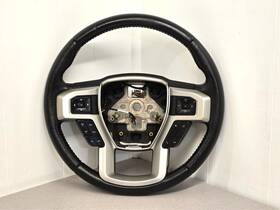 Hl3z3600ee Ford 17 - 20 F-150 Oem Black Leather Steering Wheel With Cruise Xl Xlt