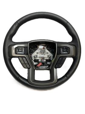 Jl1b-3600-uc Ford 2018 Expedition Steering Wheel With Controls Oem Ebony/black