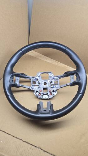 Jr3z-3600-ga Ford 2018-2023 Mustang Oem Black Leather Wrap Steering Wheel - Used
