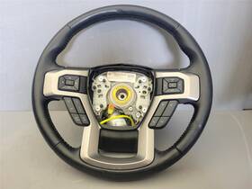 Kc3c-3g600 Ford Oem 2017-2022 F250 F350 King Ranch Black Leather Non Heated Steering Wheel