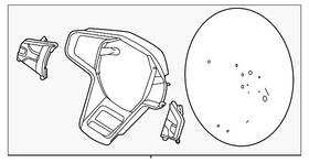 M2dz-3600-de Ford Genuine Strg Wheel Assembly