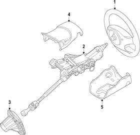 Ma1z-3600-lf Ford Genuine Steering Wheel