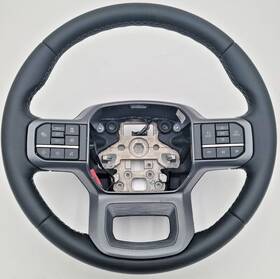 Ml3b-3600-bk319w Ford Oem 2021-2024 F150 Black Leather Steering Wheel -