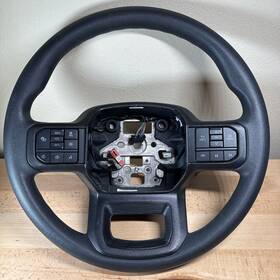 Ml3b3600df319w Ford Oem 2021-2023 F-150 Black Steering Wheel Ml3z-3600-da Xl/stx Rubber Grip