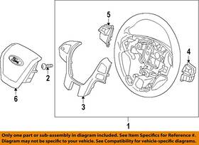 Kb3z9c888fa Ford Oem 19-23 Ranger Steering Wheel Trim-switch Assy