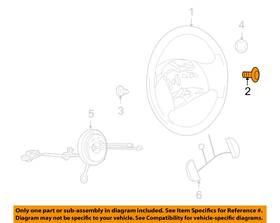 N807493s100 Ford Oem 92-19 Crown Victoria-steering Wheel Screw