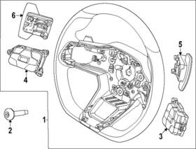 Pr3z-3600-jd Ford Genuine Wheel Assembly Steering