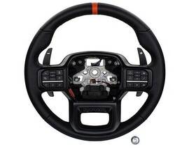 Ford Racing Performance Frpp 756122019313 2021 F150 Raptor Oem Leather Steering Wheel Orange Sightline