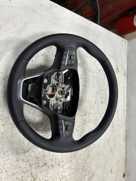 235-10697 Ford Truck 2024 Maverick Black Leatherette With Silver Trim Steering Wheel Oem