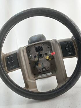 235.fd8e08 Ford Truck 2007-2014 Expediton Steering Wheel With Controls Cover Oem Tested