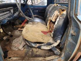 238-01944a Ford Truck Steering Column Blue Floor Shift Fits 67-69 F100 Pickup 1136400