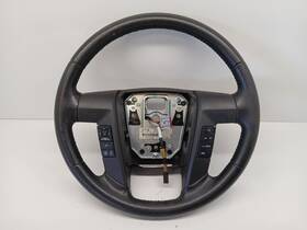 Cl3z3600db Ford Truck 11-14 F150 Fx4 Black Leather Steering Wheel With Controls Oem