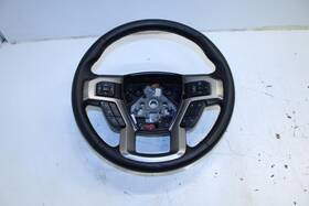 Fl3b-3600-lg Ford Truck 15-16 F150 Platinum Steering Wheel Leather With Control Buttons
