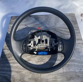 Xl34-3600-aaw Ford 1997-2003 F150 F250 E150 Rubber Steering Wheel Black Oem