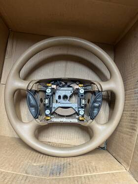 Xr3z3600bd Ford 1994-1998 Oem Mustang Brown Gt Steering Wheel 94-98